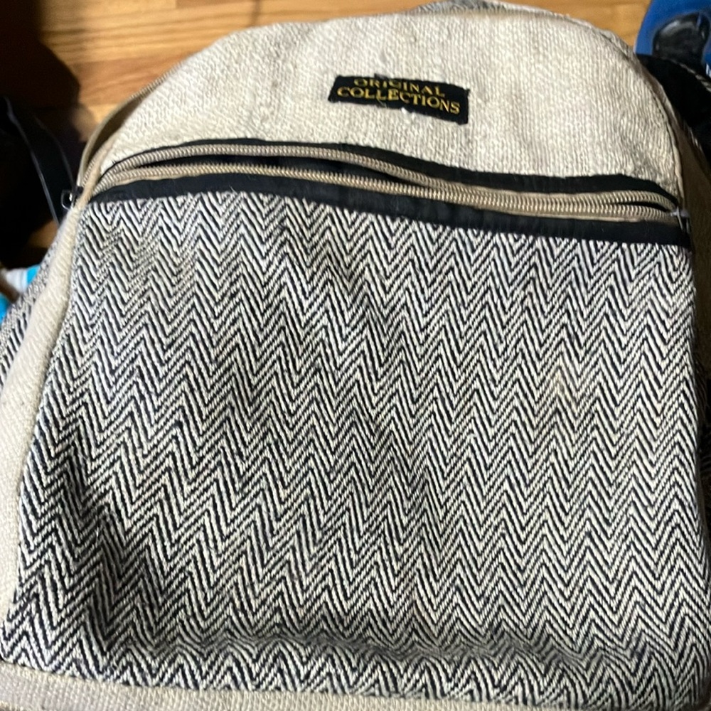 Black and Tan Men's Backpack